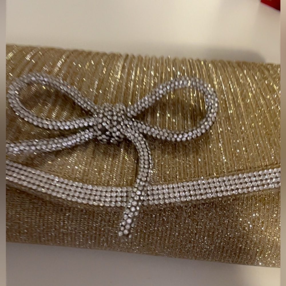 Elegant Gold and Silver Clutch
